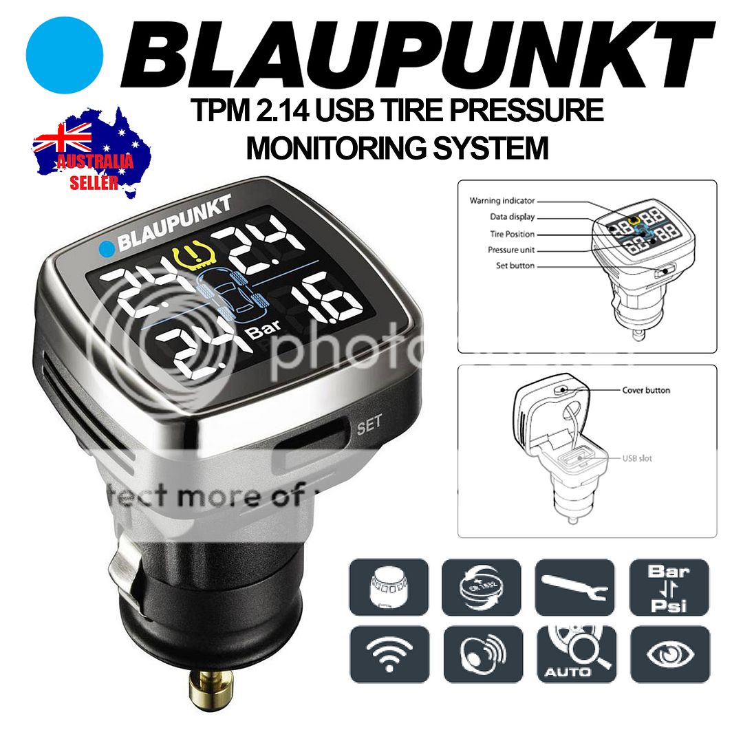 Original BLAUPUNKT TPMS Tire Tyre Pressure Monitoring System Wireless
